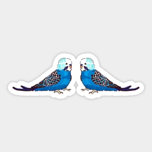 Budgie - blue mutation Sticker